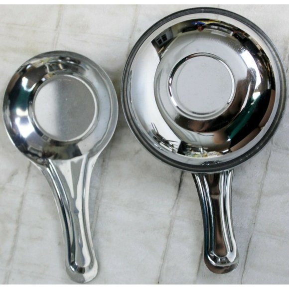 Metal Chrome Fondue Pot Set Hot Dip Set of 6 Forks Table Top Sharing Cheese Choc - Picture 4 of 12